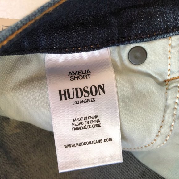 Hudson Amelia Mid-Rise Roll Cuff Shorts - Picture 10 of 11